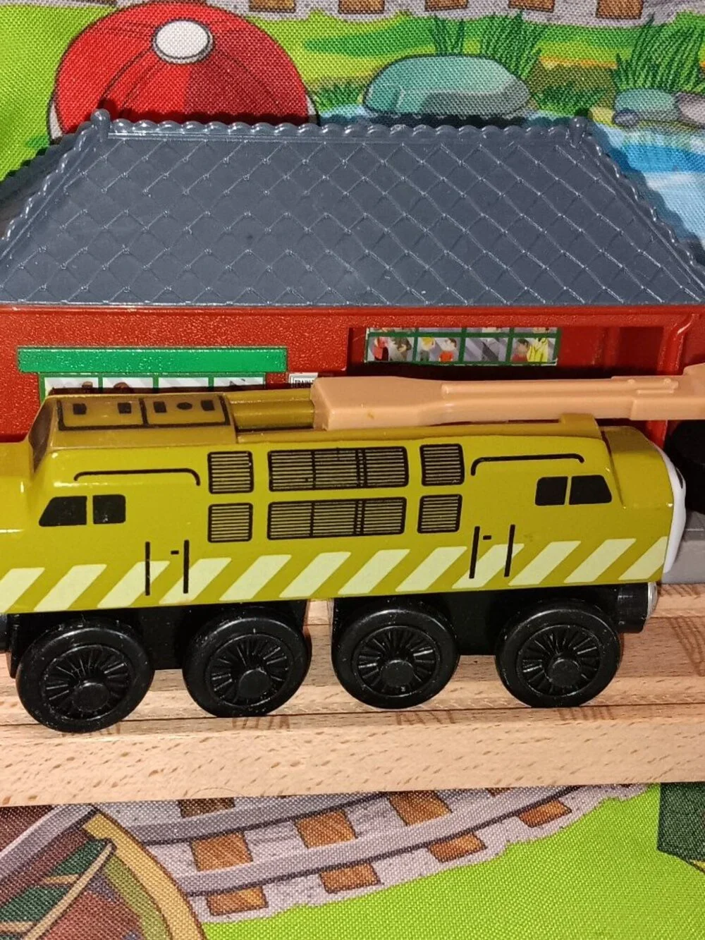Thomas Wooden Railway Train Track Engine Diesel 10